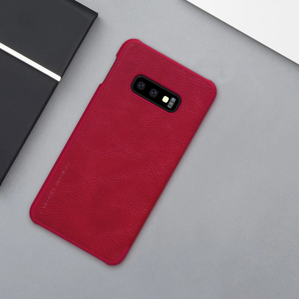 Чехол Nillkin для samsung Galaxy S10E S10 E Qin из искусственной кожи, откидная крышка для samsung S10E, чехол