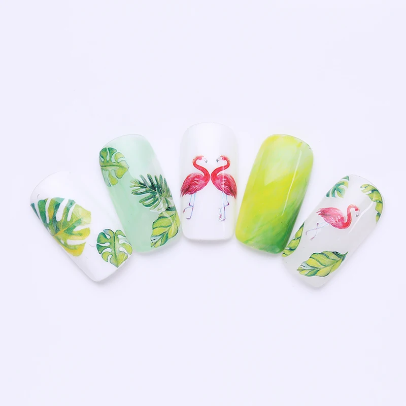 1 лист цветной воды переводная наклейка розы арбузный Сделай Сам для нейл арта