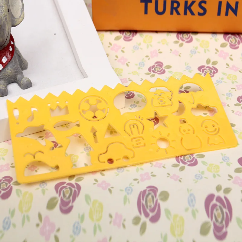 4 шт./лот креативная картина шаблон линейка для студентов мультфильм сделай сам