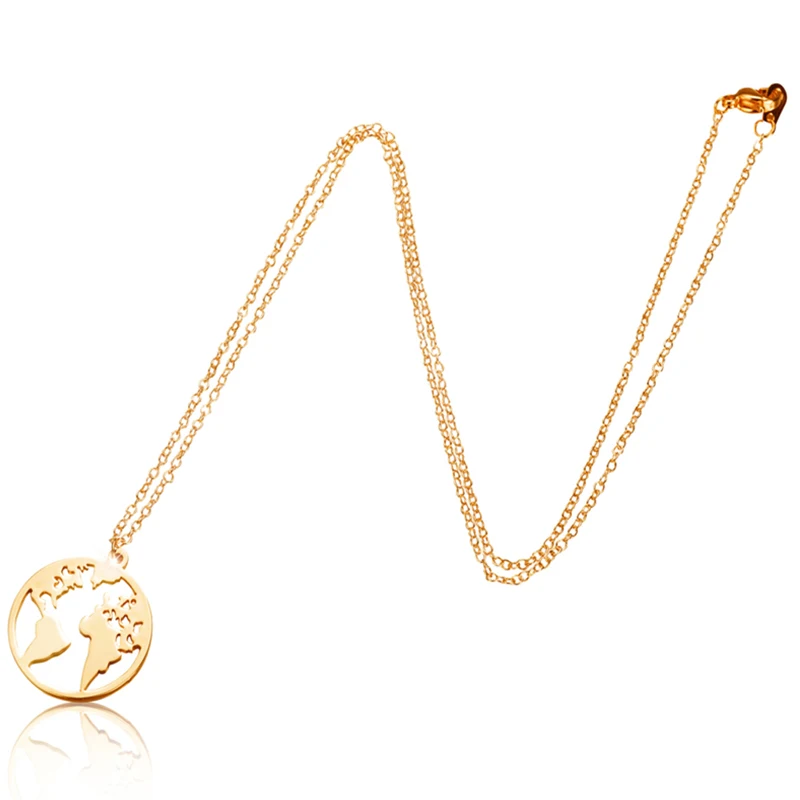 Ожерелье Yiustar из блестящих оригами женское геометрическое круглое ожерелье с