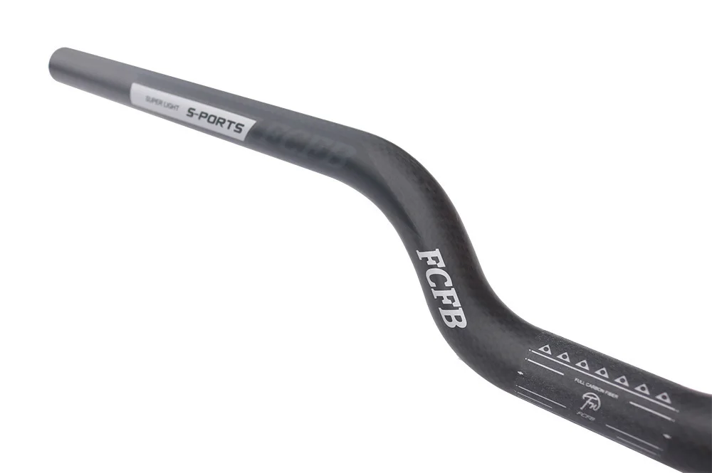 2017 FCFB углерода руль BMX серого только проглотить малого калибра 25 4 мм * 460/480