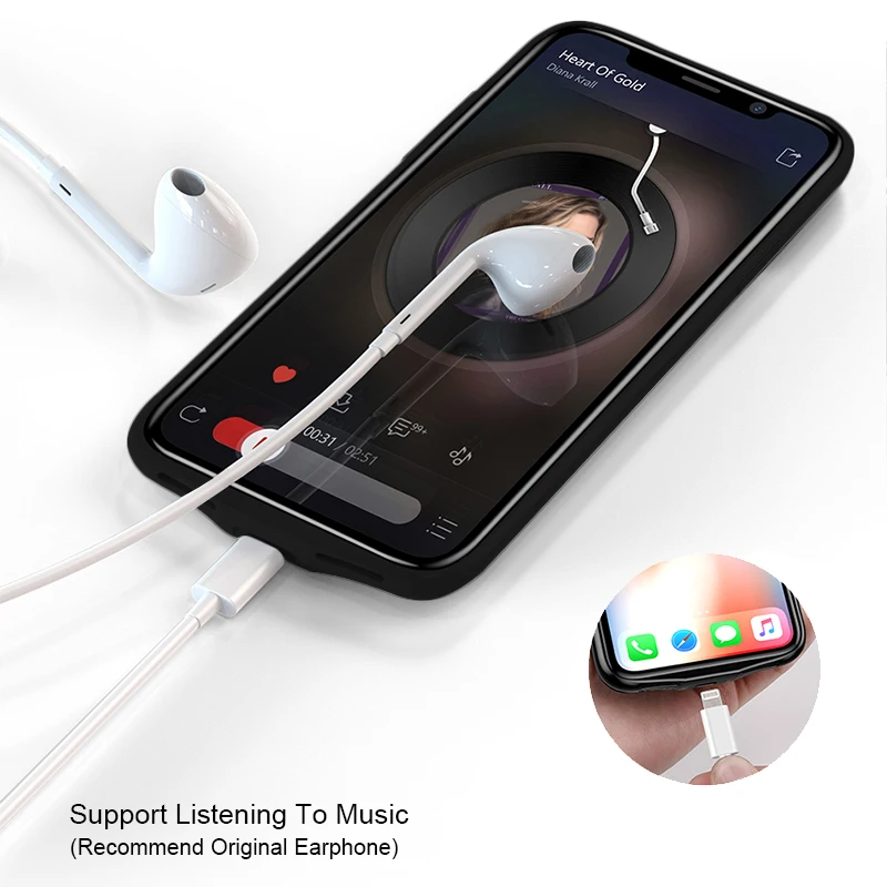Новейший Внешний чехол Gagaking для iphone X XS XSmax XR портативное зарядное устройство apple