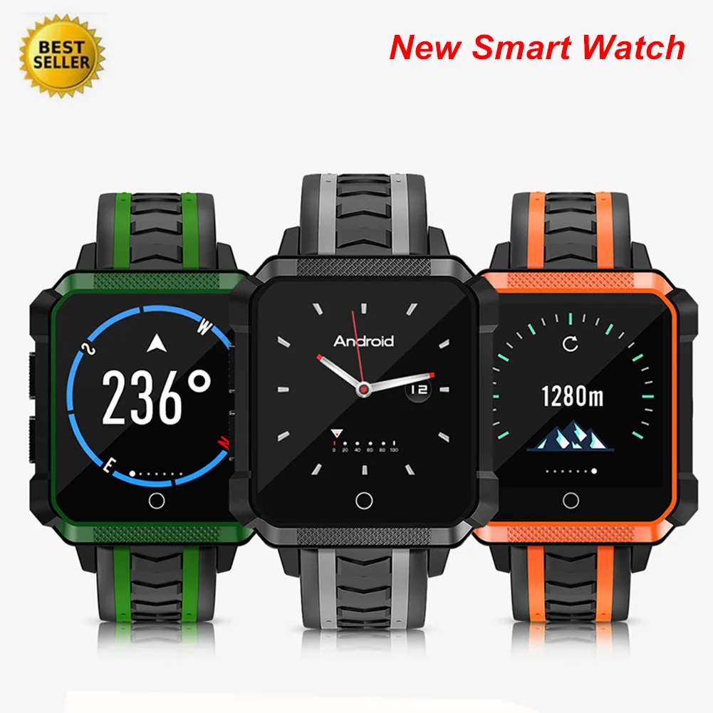 Смарт-часы IP68 Водонепроницаемый Для мужчин Android 4G Bluetooth Спорт MTK6737 Камера