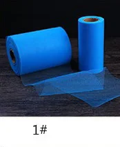 1 ролл суши DIY Красочные 6 дюймов 25 100 ярдов Тюль семья вечерние на день рождения Свадебная вечеринка юбка для стола Украшение вязальная пряжа с юбкой-пачкой в рулоне - Цвет: 180057-1