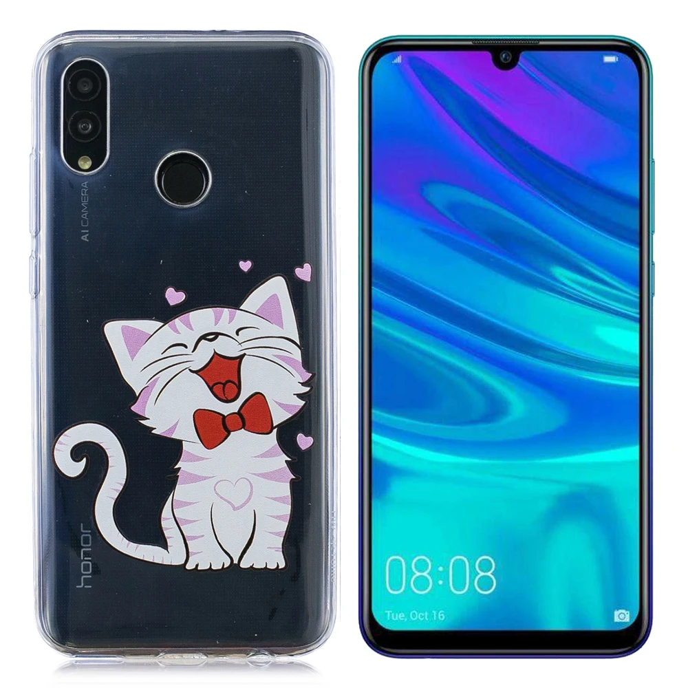 Soft Case For Huawei P Smart 2019 Silicone TPU Transparent Phone Back Cover Capa 2018 PSmart |