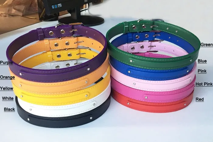 Оптовая цена! 10 шт. кожаные ошейники для собак 8 Х100 мм + 18 х550 мм|letter charms|charms wholesalename
