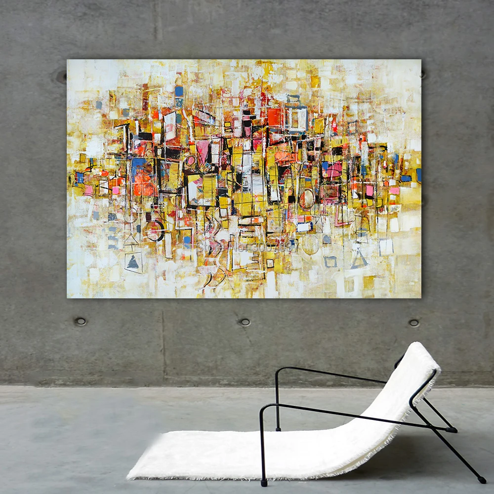 Ручная роспись холст Картина маслом декоративные картины Современные