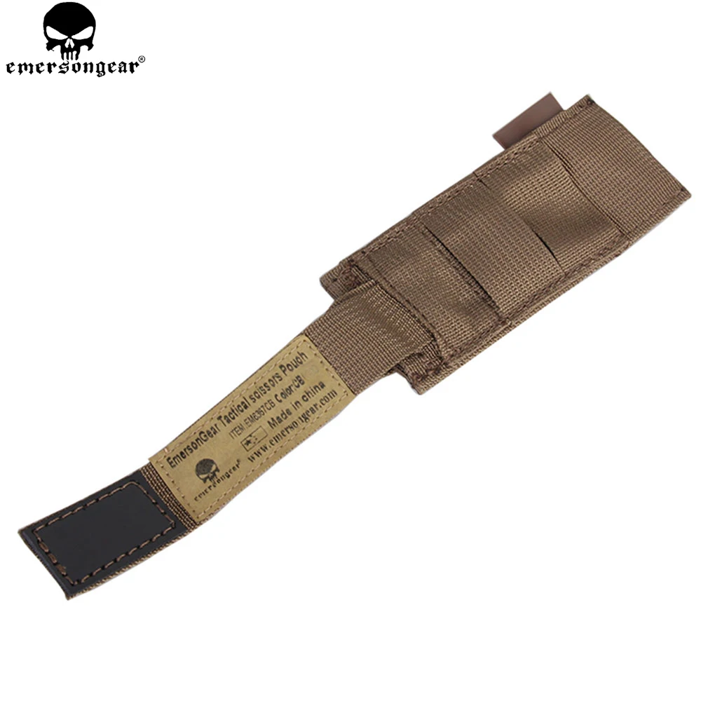 EMERSONGEAR сумка для ножниц держатель ножниц Тактическая Molle сумка для ножниц страйкбол военная Боевая сумка мультикам черный EM6367