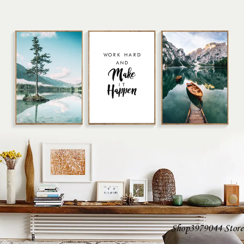 Пейзаж постеры и принты горный холст картина поп-арт украшение домашние картины