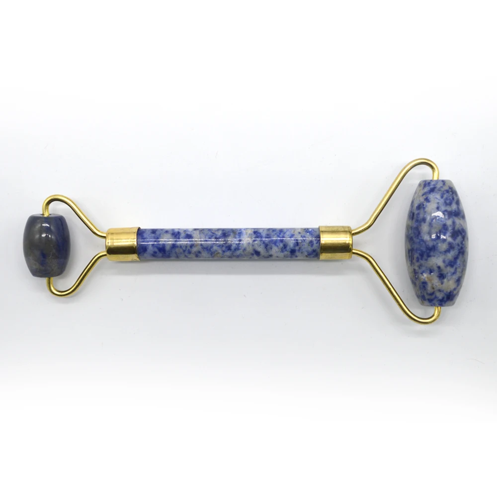 

Double Head Jade Roller Natural Gemstone Face Massage Cellulite Stone