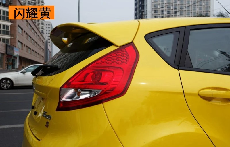 Используется для ford fiesta спойлер 2009 2018 высокого качества ABS Материал окрашенный