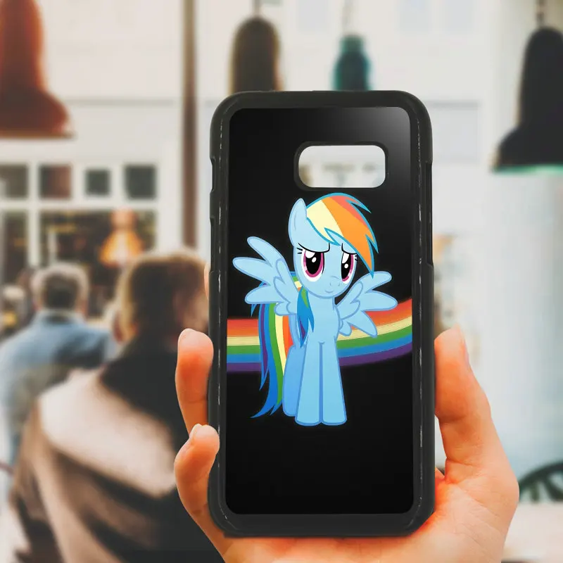 Cell Phone Cases Little Pony Rainbow Dash Clouds Hard Cover for Samsung Galaxy A3 A5 A7 A8 2015 2016 2017 2018 Note 8 5 3 Shell |
