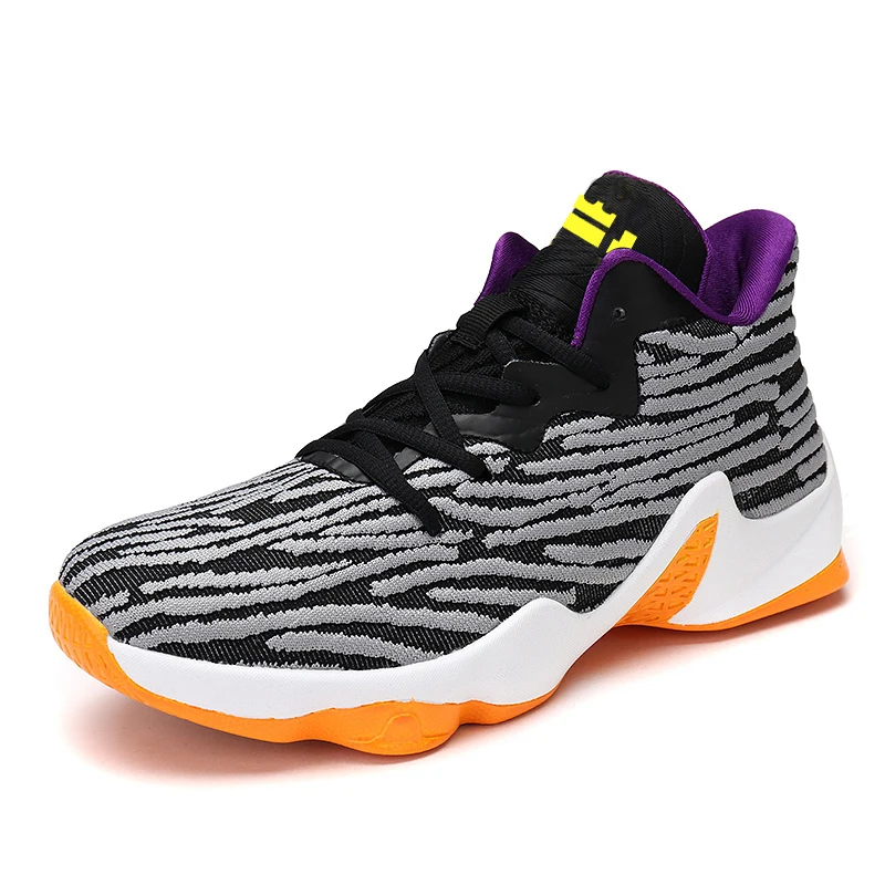 Large Area Breathable Net Cloth Basketball Shoes Men &amp Women Jordan 4 Zapatillas Hombre Chaussures Hommes en cuir | Спорт и