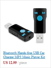 FM передатчик Набор беспроводной связи по стандарту Bluetooth для автомобиля с двойным зарядка через usb чтения TF карты Поддержка MP3 и WMA файлов формата A2DP Функция