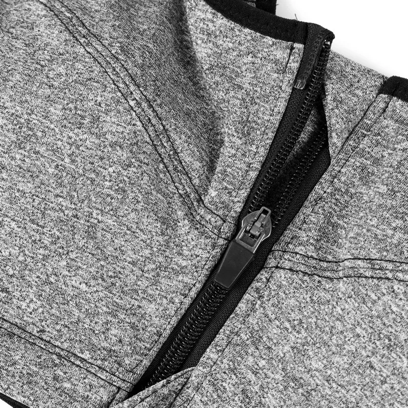 VEQKING размера плюс 2XL-5XL регулируемый спортивный бюстгальтер на молнии, женский бюстгальтер с подкладкой пуш-ап без проволоки для йоги, спортивный топ для спортзала, бега, фитнеса