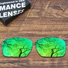 Поляризованные Сменные линзы ToughAsNails для солнцезащитных очков Oakley Big Taco, зеленые, зеркальные, только линзы