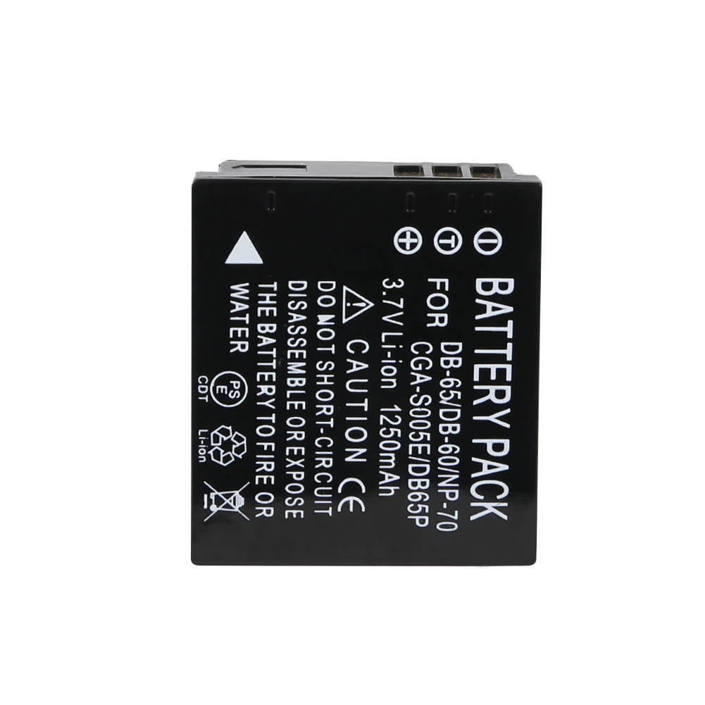 2 шт./лот 3 7 в 1500 мА/ч CGA-S005 CGA S005 CGAS005 Батарея для цифрового фотоаппарата PANASONIC DMW-BCC12