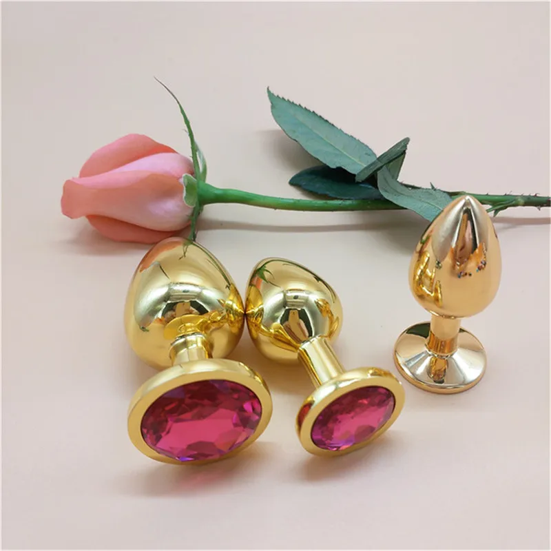 AUEXY Золотая огромная L Анальная пробка металлическая большая анальгетика