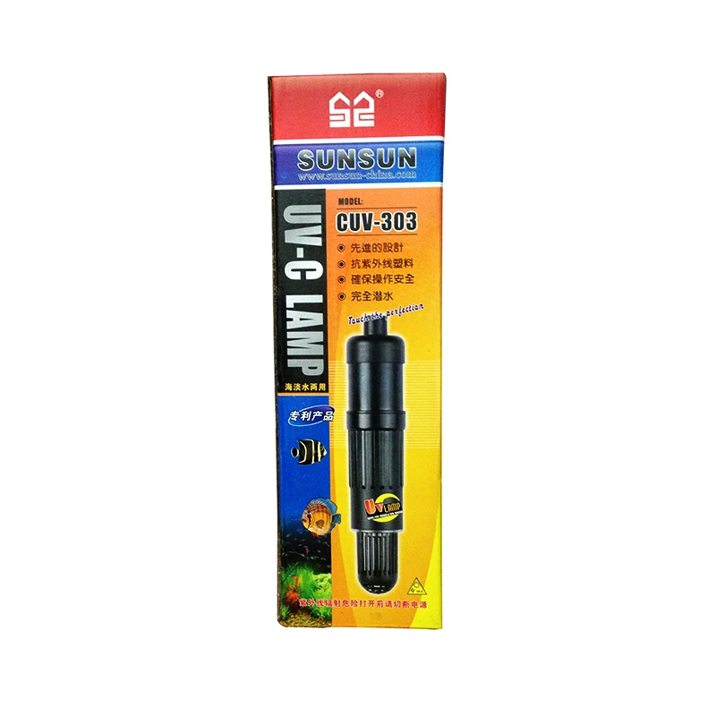 SUNSUN CUV303 305 505 510 УФ бактерицидные лампы для аквариума, удаляющие внешний бактерицидный светильник для аквариума