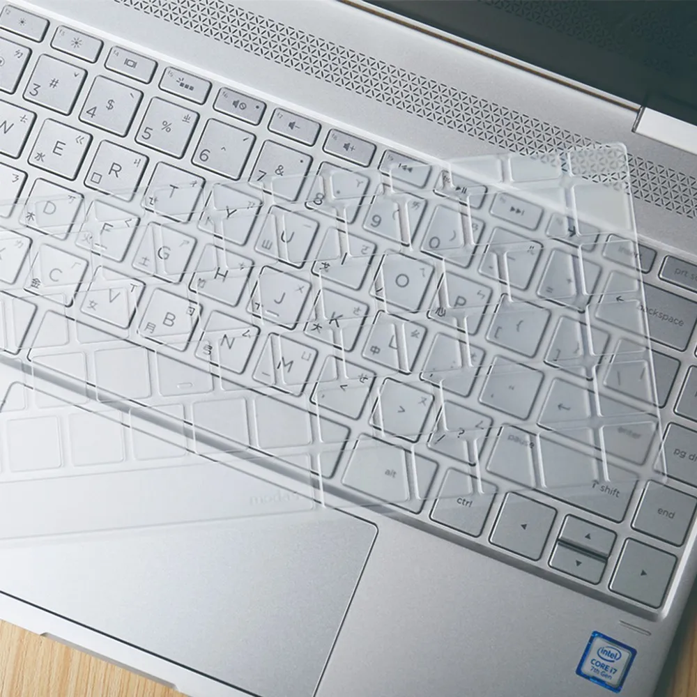 Для клавиатуры ноутбука из ТПУ пленка прозрачная невидимая для hp ENVY Spectre X360 1" и т. д. ноутбук Пылезащитная мембрана - Цвет: Clear