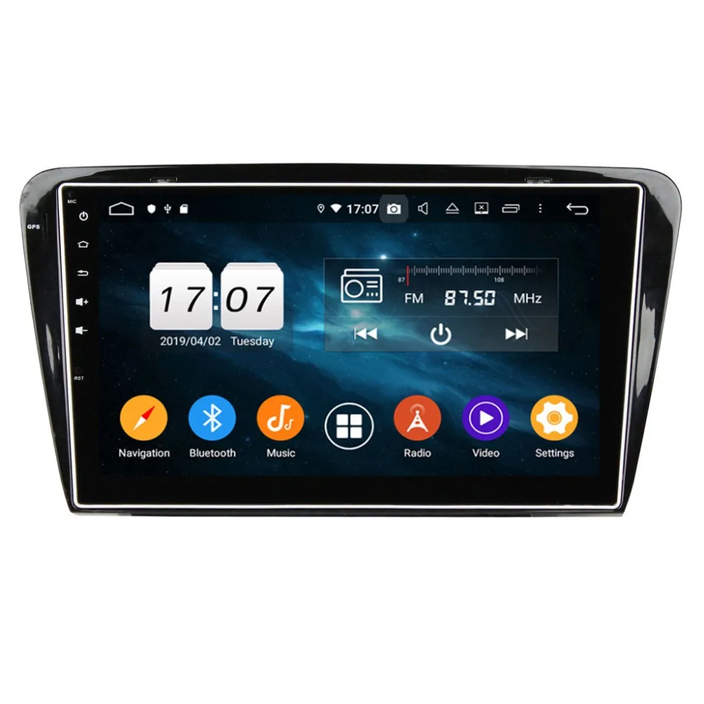 64G Android 9.0 For Skoda Octavia 2014 2015 Octa Core PX5 Car DVD Multimedia GPS Navigation Auto radio dvd player | Автомобили и
