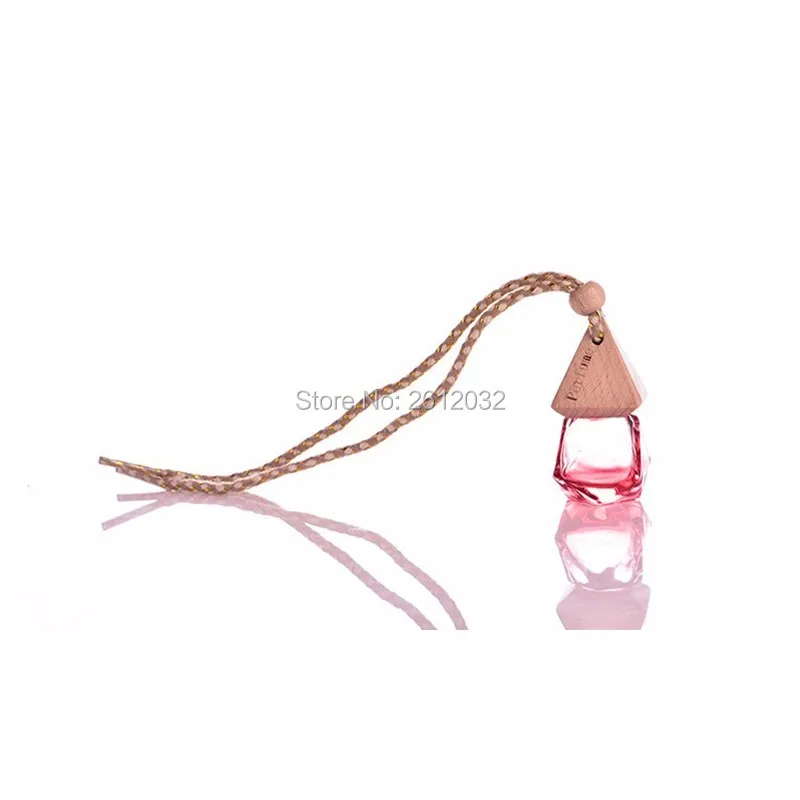 Цветная стеклянная мини-бутылка для эфирных масел 6 мл подвесное украшение