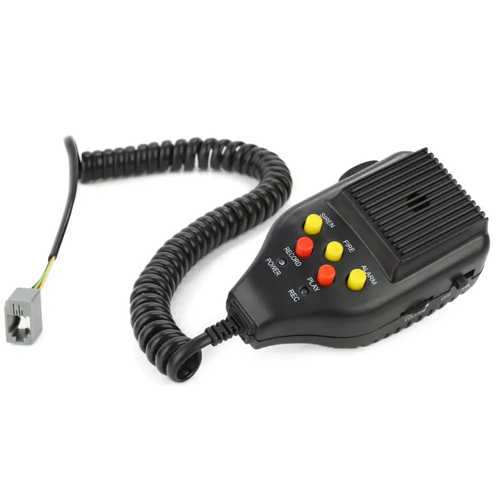 12V 3 звуковая Сирена/пожарная сигнализация Max автомобильная микрофонная