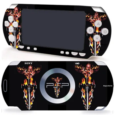 FIRE SWORD 008 Vinyl Skin Sticker Protector for Sony PSP 2000 skins Stickers PSP2000 |