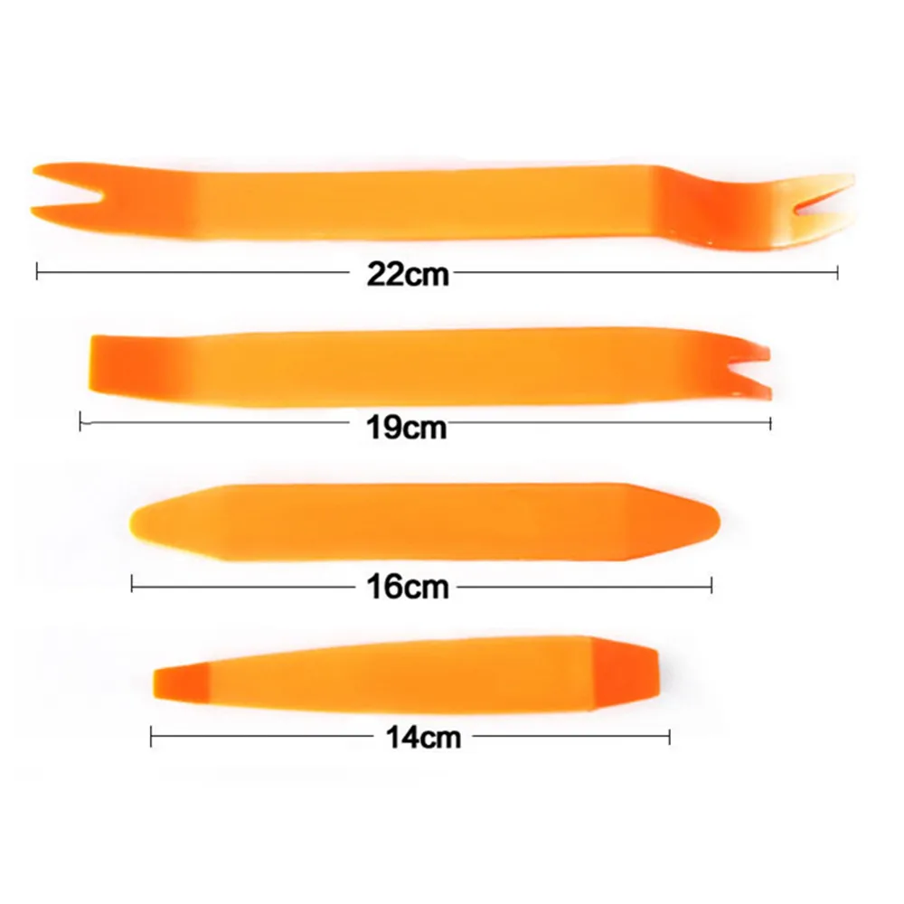 4 шт. портативный автомобильный радиоприемник панель двери зажим для панели