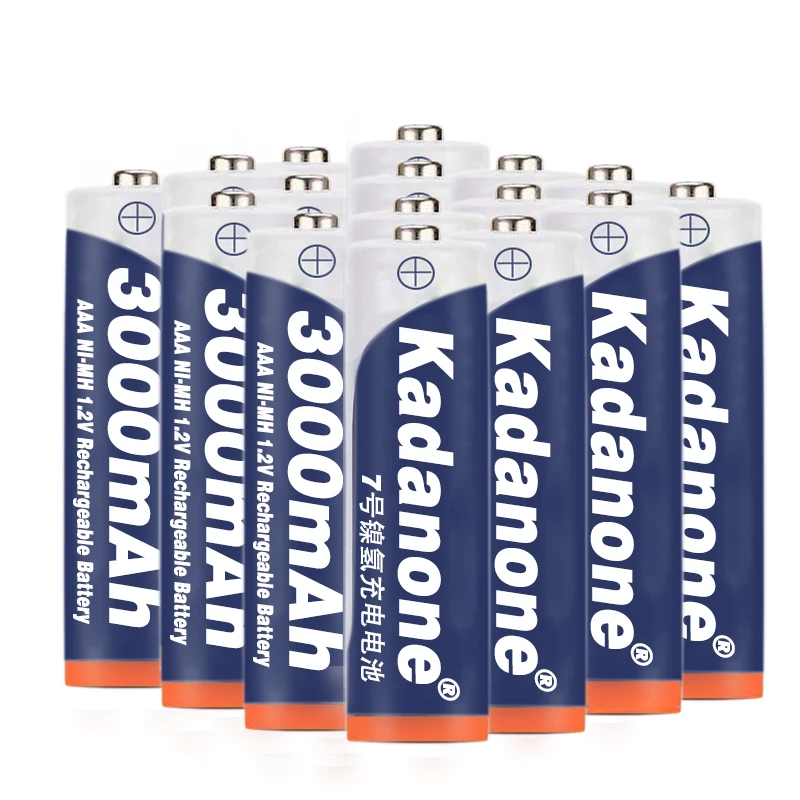 4 20 шт./лот новый бренд AAA батарея 3000mah 1 2 v Ni MH аккумуляторная для дистанционного