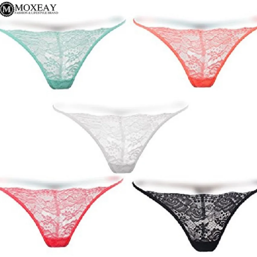 Moxeay/5 шт. сексуальные кружевные трусики женские трусы для девочек ночные стринги