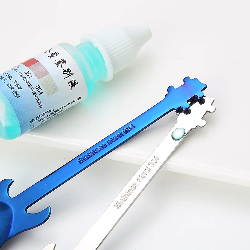 1 шт. Нержавеющая сталь гитара из мультфильма ложка творческий Молоко Кофе