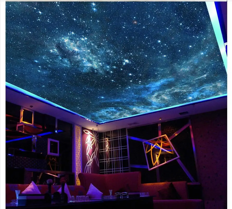Пользовательские фото обои 3d потолочные атмосферная мечта Звезда Млечный Путь