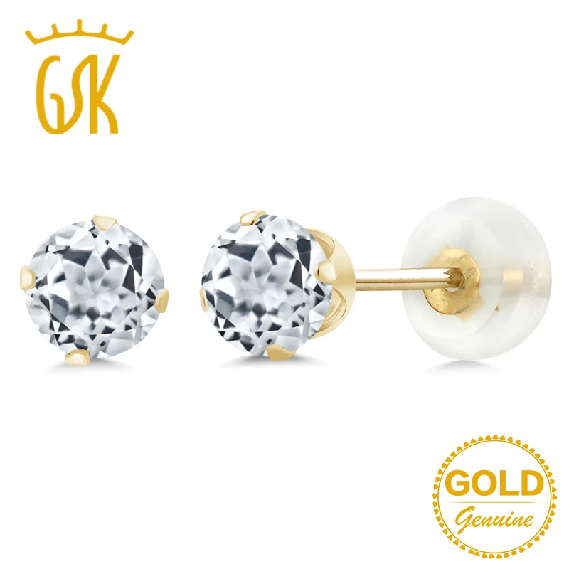 Роскошные Винтажные Ювелирные изделия GemStoneKing Real 10 K из желтого золота для женщин 1