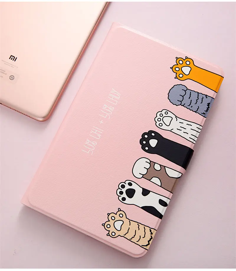 Тонкий чехол из искусственной кожи для Xiao mi pad 4 Plus mi Pad 4 plus 10,", умный чехол, чехол для планшета с рисунком, умный чехол+ пленка+ стилус