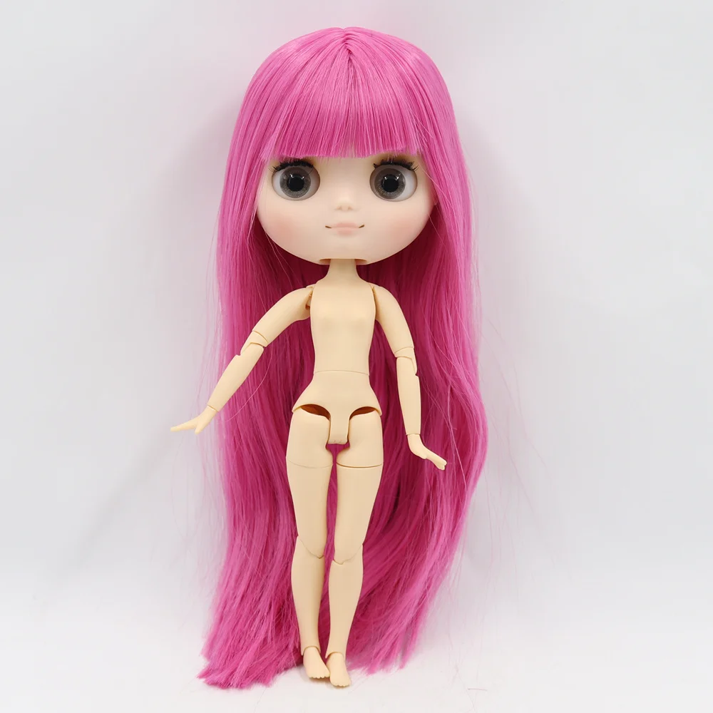 Кукла Middie blyth, Обнаженная, 20 см, шарнирное тело, матовое лицо с макияжем, серые глаза, мягкие волосы, сделай сам, игрушки, подарок с жестами