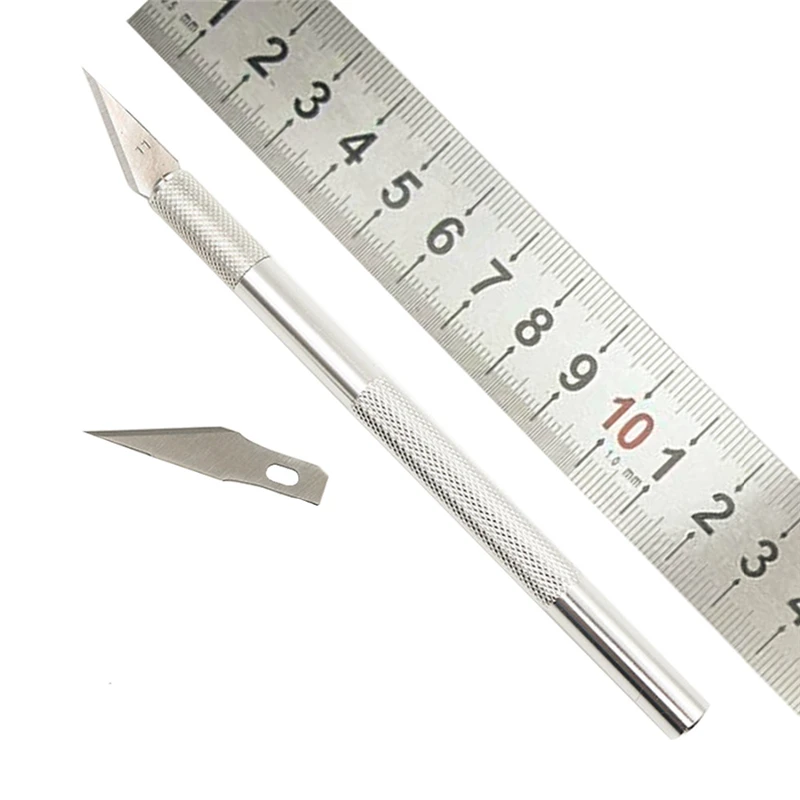 Нескользящий металлический нож для скальпеля набор инструментов Резак