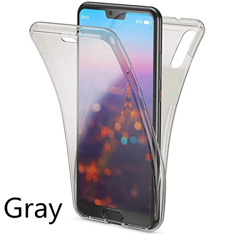 360 двойной силиконовый чехол для huawei P30 P20 Pro P10 P9 P8 Lite P Smart Y5 Y6 Y7 Y9 Коврики 20 Honor 10 Lite 10i 8A крышка