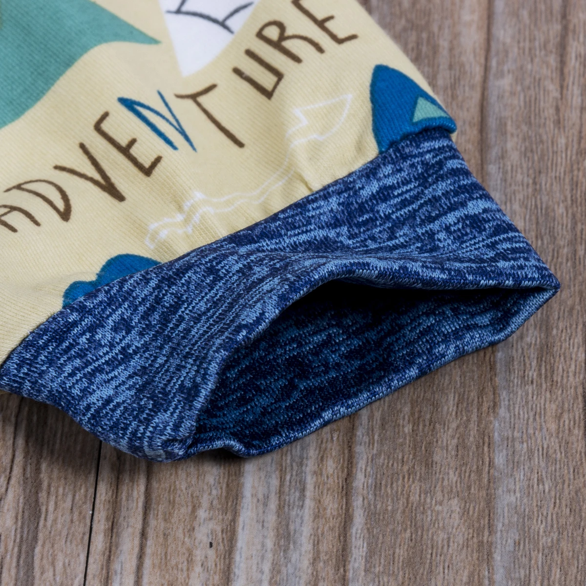 Для новорожденных Модная футболка для девочек топы Mountain длинные штаны комплект