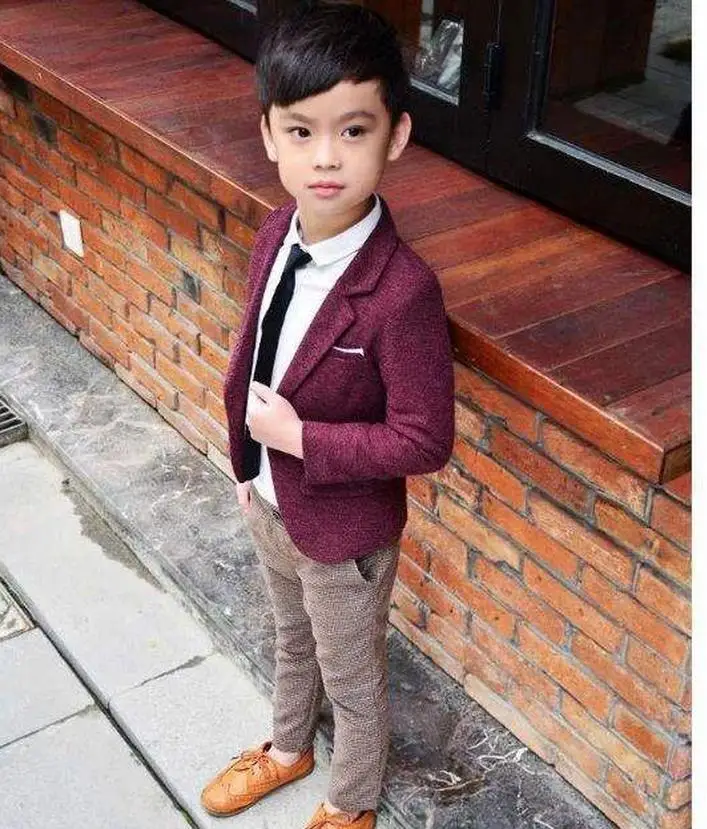 

Classic Plaid Baby Boys Suits For Weddings Costume Enfant Garcon Mariage Boys Blazer Coat Casual Style Formal Costume Kids Suits