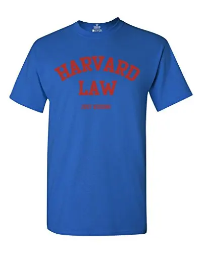 Футболка с надписью Harvard Law Just Shock Забавные Рубашки для колледжа футболка