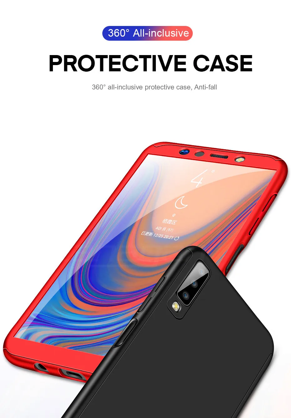 360 противоударный чехол для телефона для samsung Galaxy A7 A6 A8 J4 J6 плюс A9 крышка чехол для samsung A30 A50 M10 M20 J2 Core A10 чехол