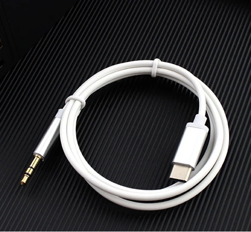 Аудиокабель-адаптер для разъема USB Type-C-3 5 мм 1 м разъем Aux автомобильного