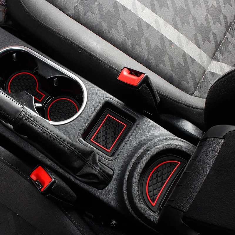 8 шт. автомобильный Стайлинг Декор дверь паз коврик подстаканник для Volkswagen Beetle 2012