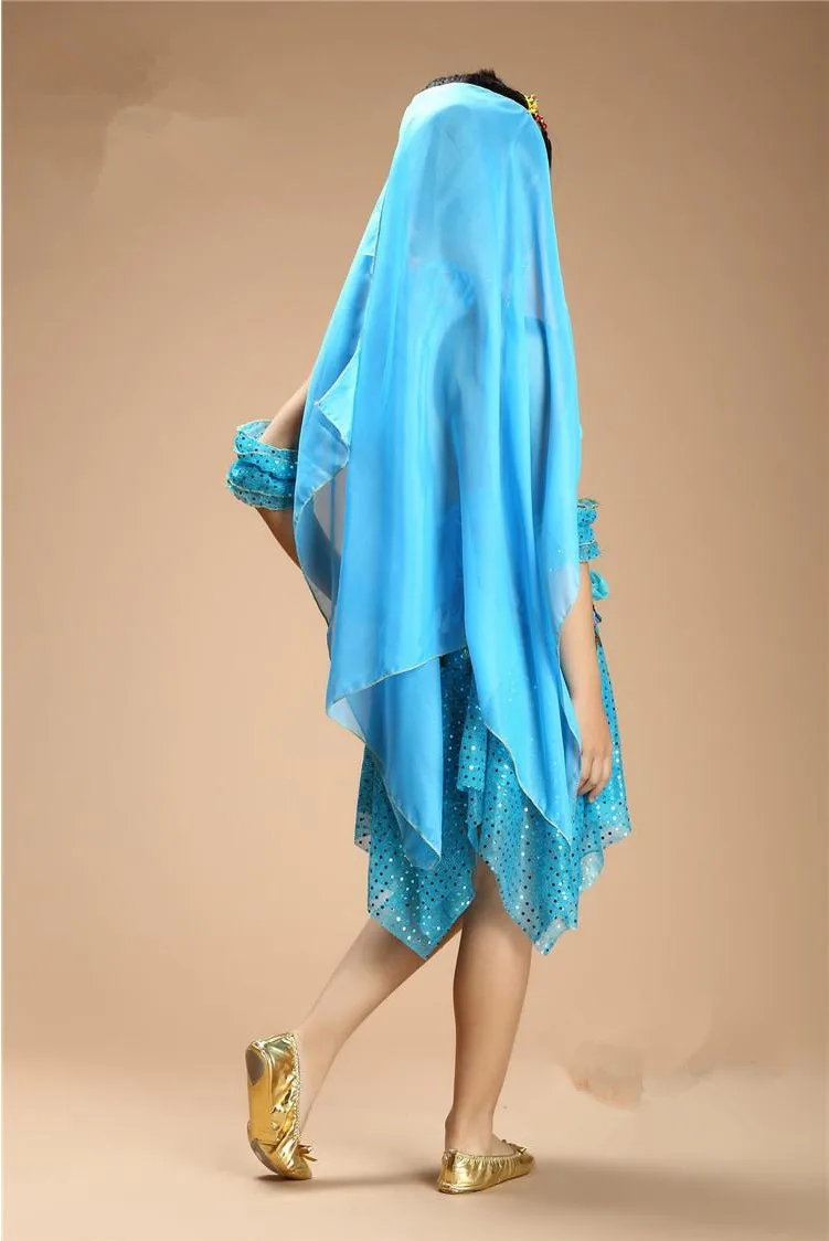 Новинка 2017 года костюм для танца живота девочек платья танцев в индийском стиле