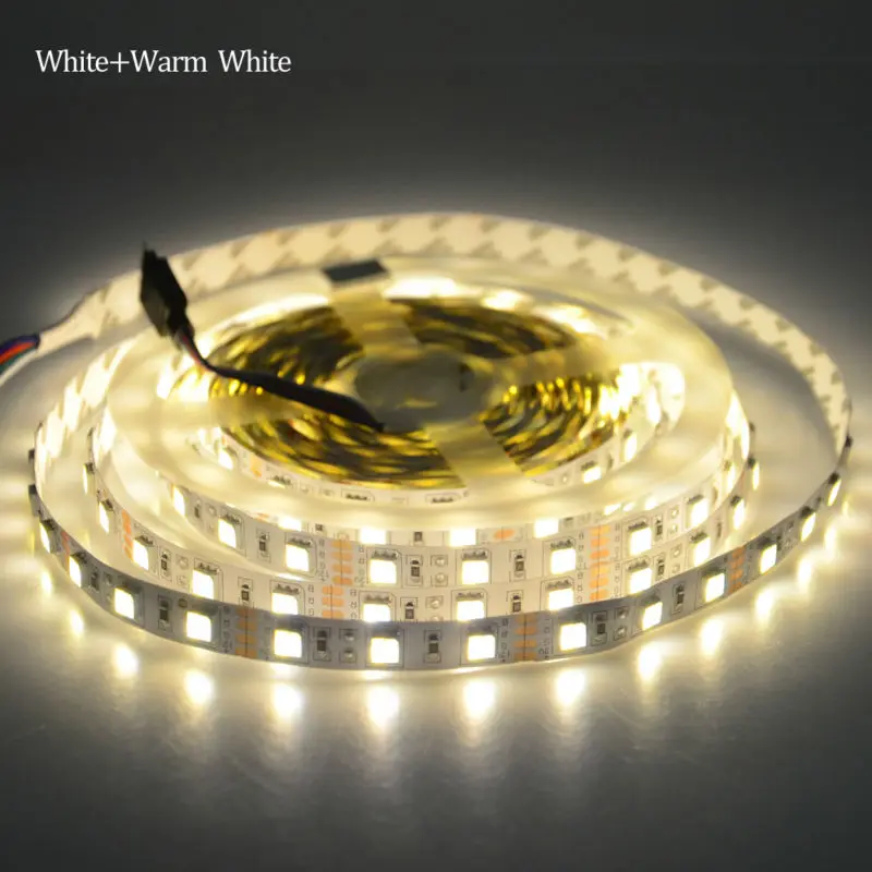 

Double Color Led Strip 5050 SMD 300 Leds Flexture Light DC12V Led String Tube Fita De Led Lamp White + WW / R and Blue + W / WW