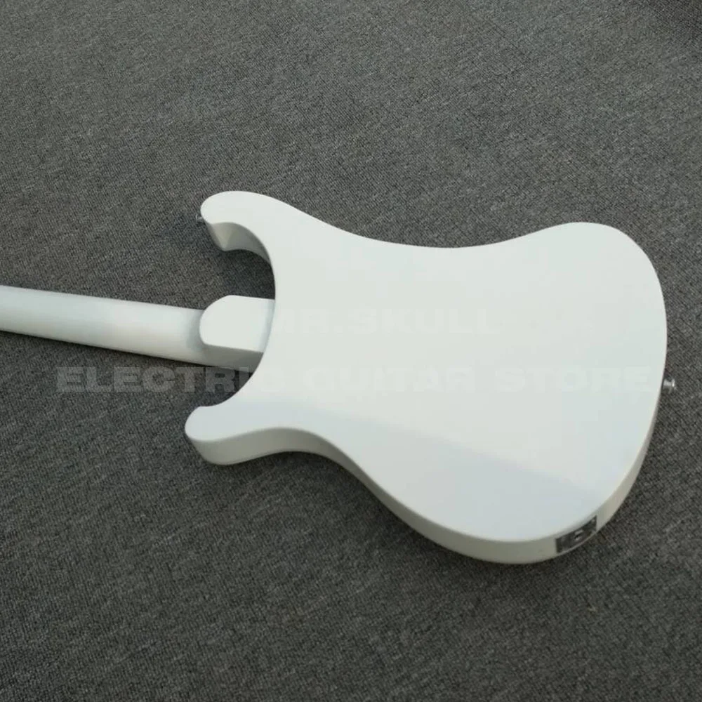 Ricken electric bass store высокое качество белая отделка backer 4003 бас индивидуальный логотип hardcase