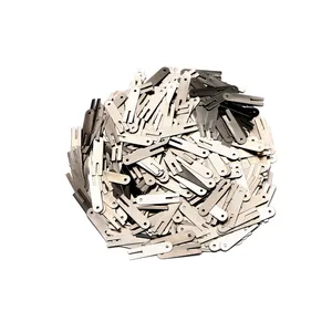 Никелевая проводящая пластина Y-типа 0,15x6x25 мм для точечной сварки аккумуляторов 18650, 500 шт.