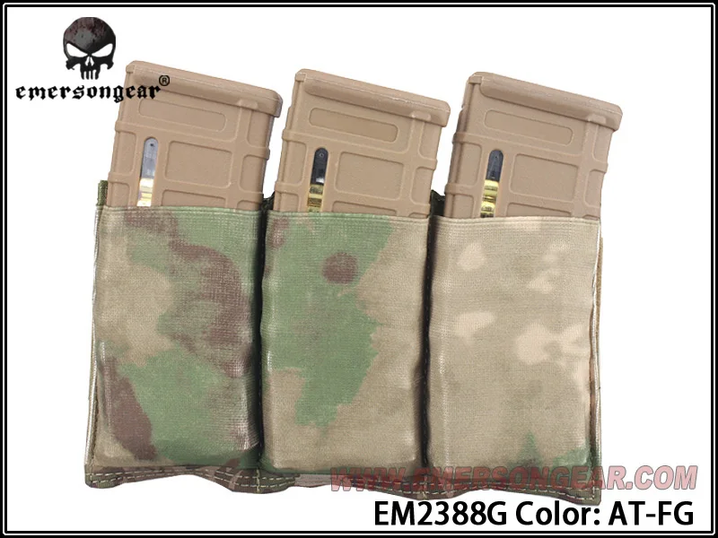 Emersongear M4 Triple Magazine Pouch Combat Molle Tactical FAST EM2388 | Спорт и развлечения