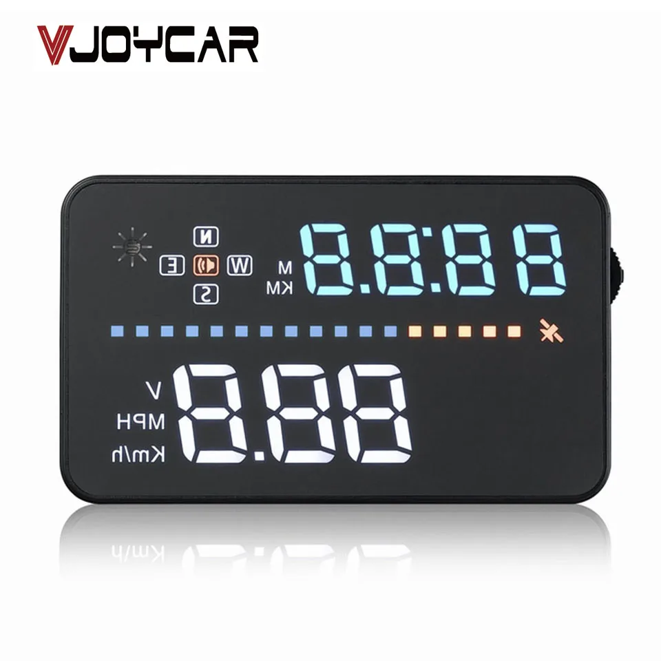 VJOYCAR A3 Автомобильный дисплей Hud GPS Спидометр Winshield проектор с OBD кабелем|digital car
